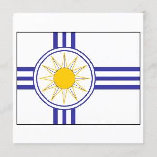 Mormonische Flagge Einladung