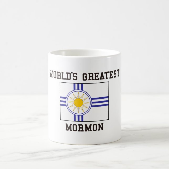 Mormonische Flagge Kaffeetasse (Mittel)
