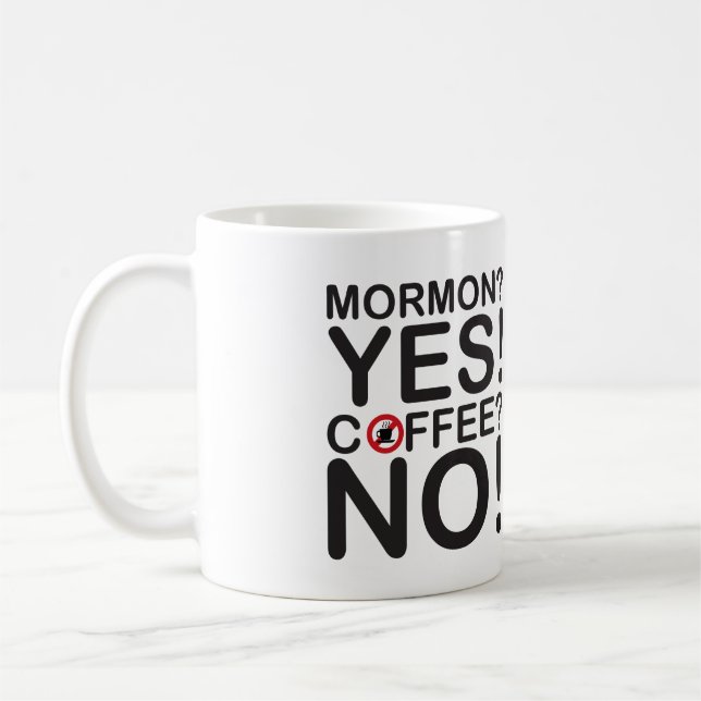 Mormonische Kaffee-Tasse Kaffeetasse (Links)