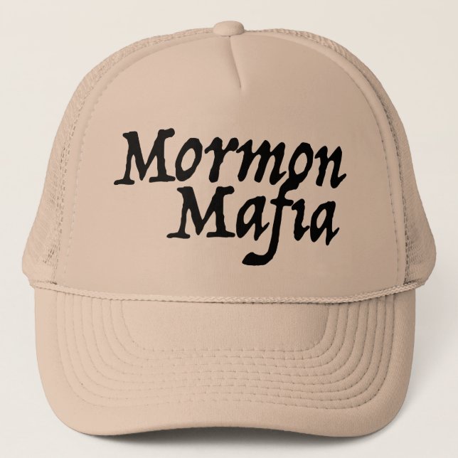 Mormonische Mafia Truckerkappe (Vorderseite)