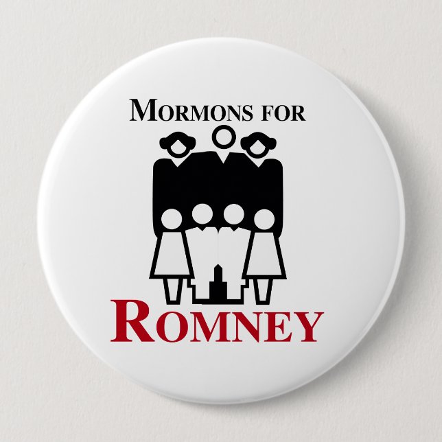 Mormons for Romney.png Button (Vorderseite)