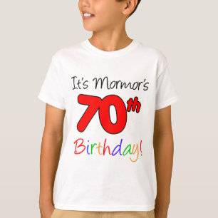 Mormor's 70. Geburtstag Schwedische Großmutter T-Shirt