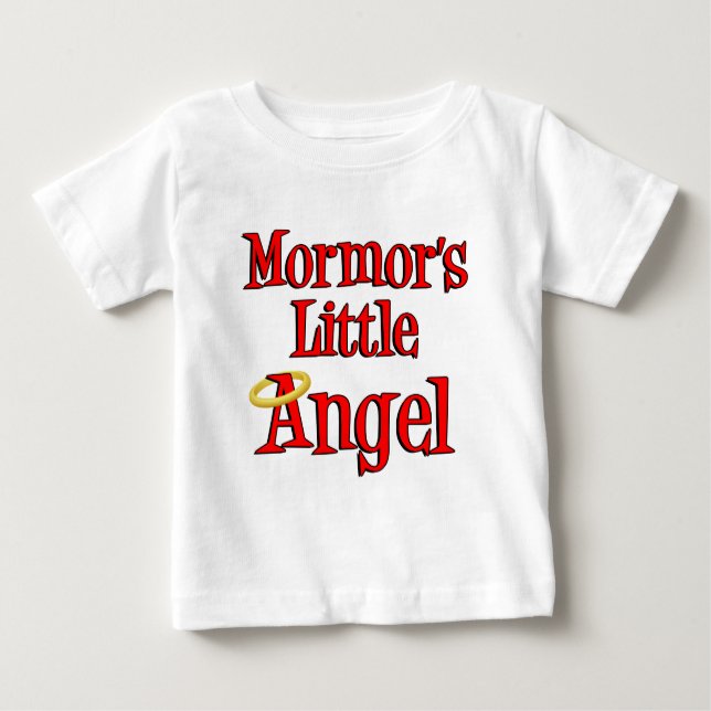 Mormors Kleiner Engel Baby T-shirt (Vorderseite)