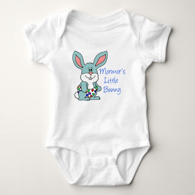 Mormor's Little Bunny Baby Strampler (Vorderseite)