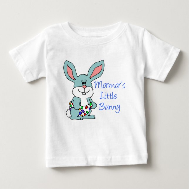 Mormor's Little Bunny Baby T-shirt (Vorderseite)