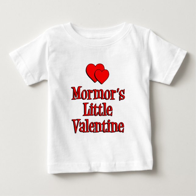 Mormor's Little Valentine Baby T-shirt (Vorderseite)