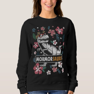 Mormorsaurus Rex Grandma Dinosaur Rex Mormor Sauru Sweatshirt