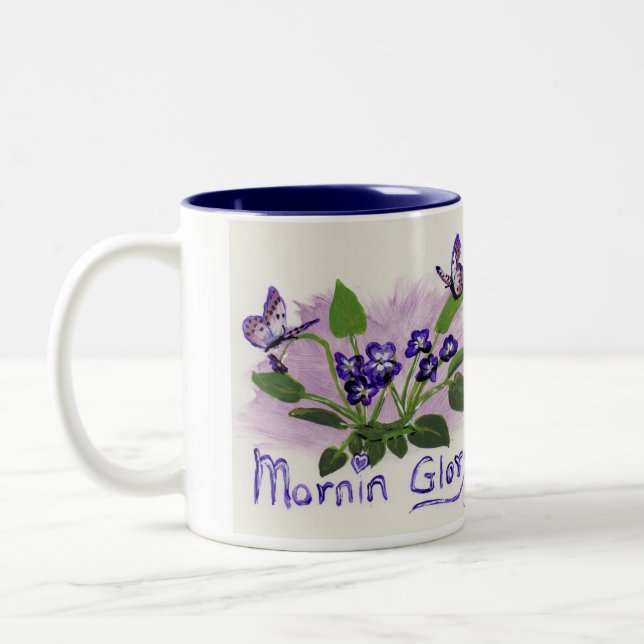 Mornin' Glory Tasse von JML Paint (Links)