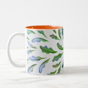 "Morning Brew Delight: Sunrise Sip Tasse" Zweifarbige Tasse
