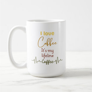 Morning Brew Lifeline Tasse for Coffeeholics - Ges