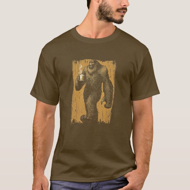 Morning Brew mit Bigfoot T - Shirt (Vorderseite)