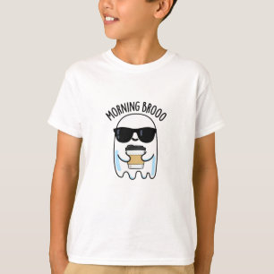 Morning Broo Funny Ghost Kaffeepause T-Shirt