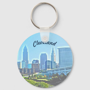 Morning Cleveland Ohio Schlüsselanhänger