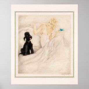 Morning Cup von Louis Icart Poster