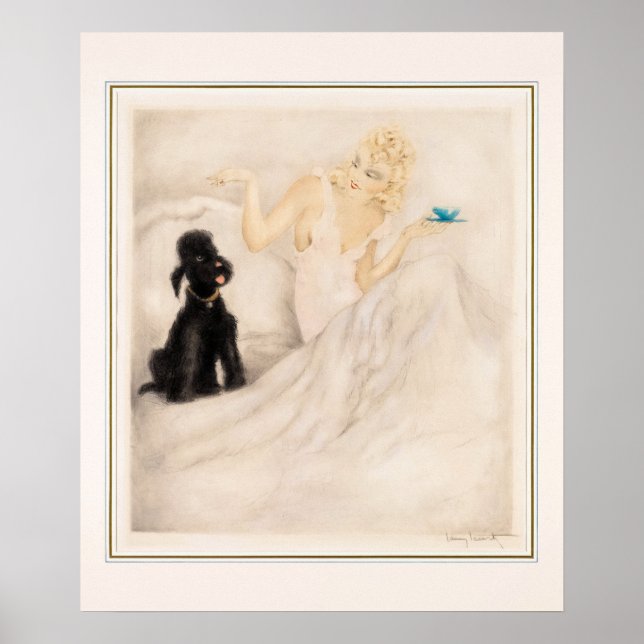 Morning Cup von Louis Icart Poster (Vorne)