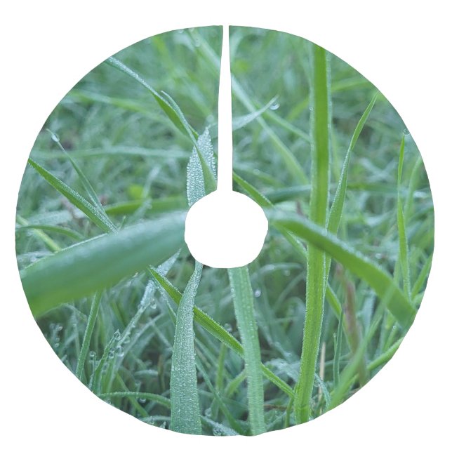 morning dew polyester weihnachtsbaumdecke (Vorderseite)