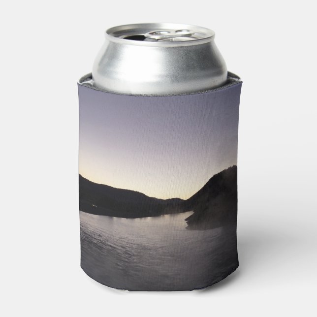 Morning Fog am Jackson River bei Grand Teton Dosenkühler (Kanne Vorderseite)