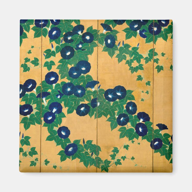 Morning Glories | Anfang des 19. Jahrhunderts Magnet (Vorne)