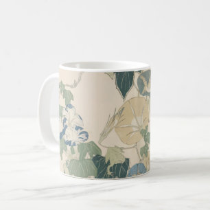 Morning Glories in Blume and Buds by Hokusai Kaffeetasse