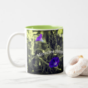 Morning Glories Miracles passieren Inspiration Zweifarbige Tasse
