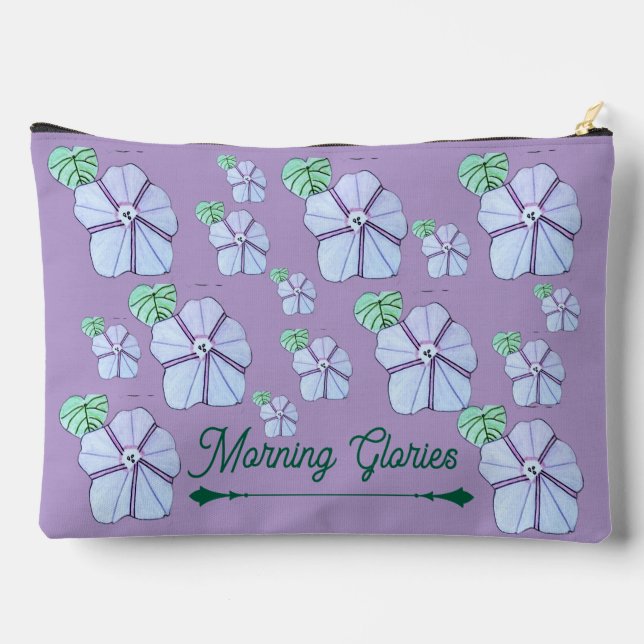 Morning Glories Zubehörtasche (Rückseite)