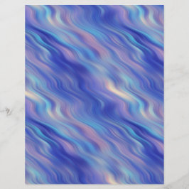 Morning Glory Blue Wavy Textur