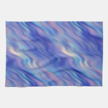 Morning Glory Blue Wavy Textur