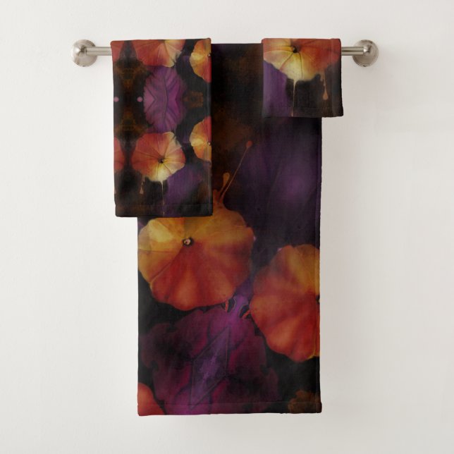 Morning Glory Blume Badhandtuch Set (Insitu)