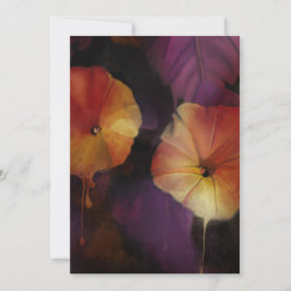 Morning Glory Blume Einladung