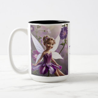 Morning Glory Blume Fairy Zweifarbige Tasse