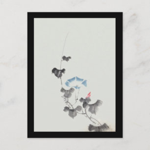 Morning Glory Hokusai Japanisch Fine Art Art Postkarte