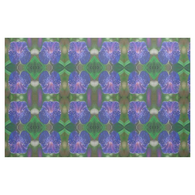 Morning Glory (Ipomoea Purpurea) Petals und Dew Dr Stoff (Fat Quarter (45,7 x 55,9 cm))