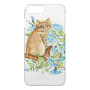 Morning Glory Kitty auf einem iPhone Case