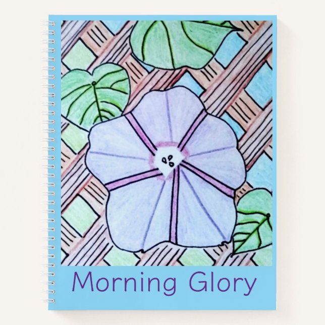 Morning Glory Notizbuch (Vorderseite)
