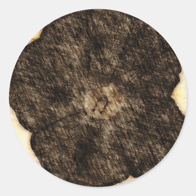 Morning Glory Old Time Sketch Runder Aufkleber (Vorderseite)