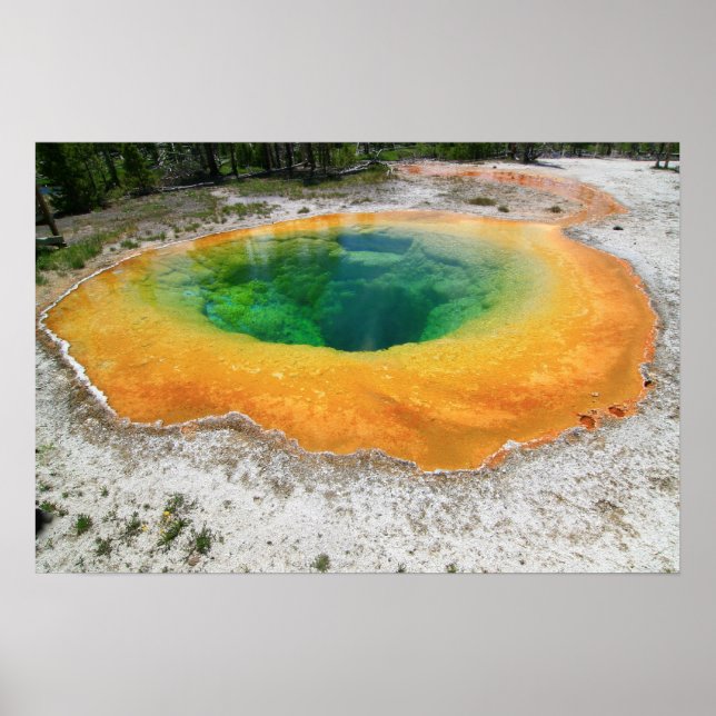 Morning Glory Pool, Yellowstone Nationala.. Poster (Vorne)