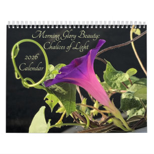 Morning Glory Schönheit: Kelche des Lichts 2026 Kalender