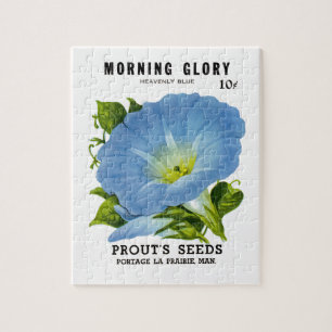 Morning Glory Vintag Seed Packet Puzzle