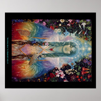 "Morning Glory" von Elizabeth Kyle Poster