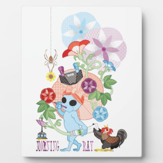 MORNING GREY ALIEN FOTOPLATTE