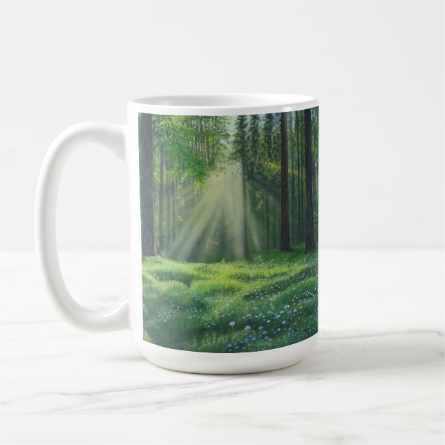 "Morning has broken" Classic 15oz Tasse (Links)