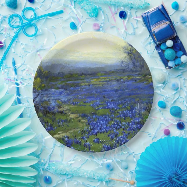 Morning in the Bluebonnets Pappteller (Party)