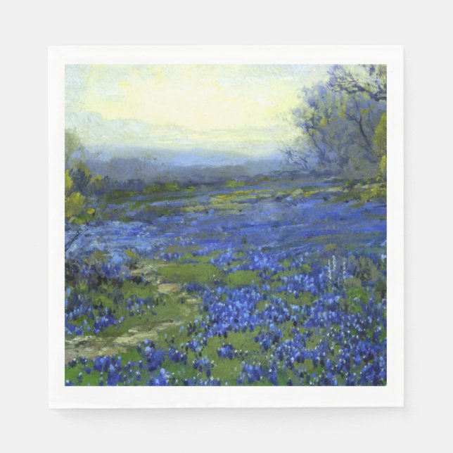 Morning in the Bluebonnets Serviette (Vorderseite)