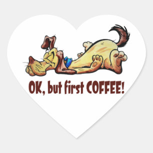 Morning Joe Herz-Aufkleber