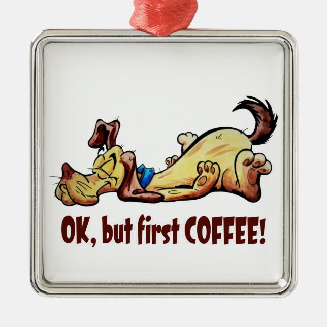 Morning Joe Ornament Aus Metall (Vorne)