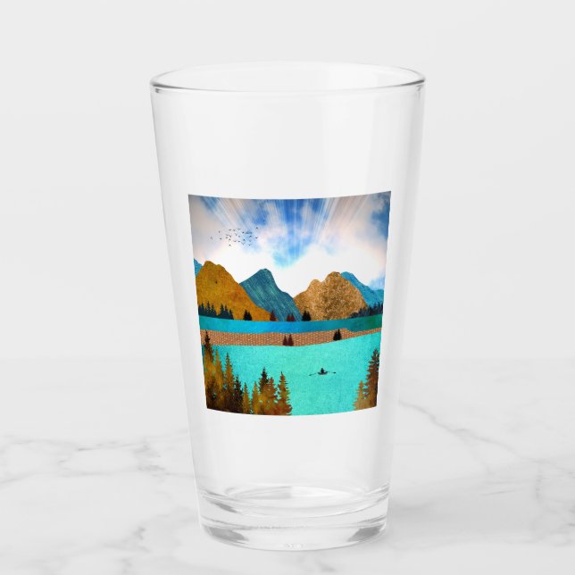 Morning Lake Rower Glas (Vorderseite)