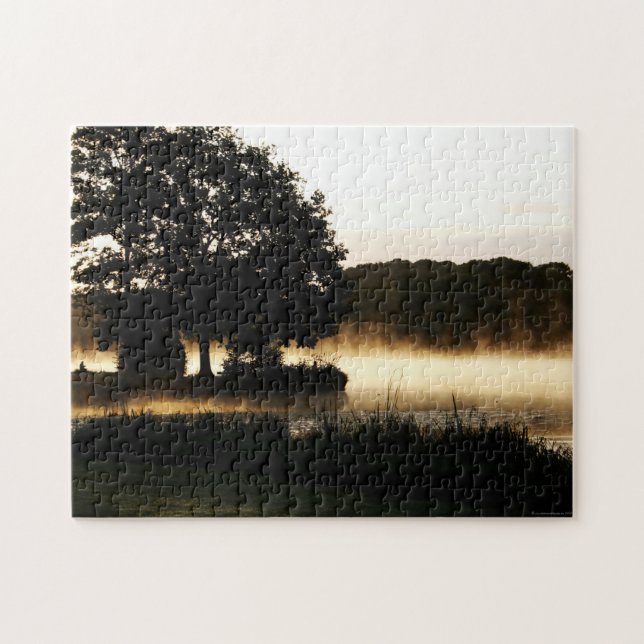 Morning Lake Scene 11x14 252pc jpcna Puzzle (Horizontal)