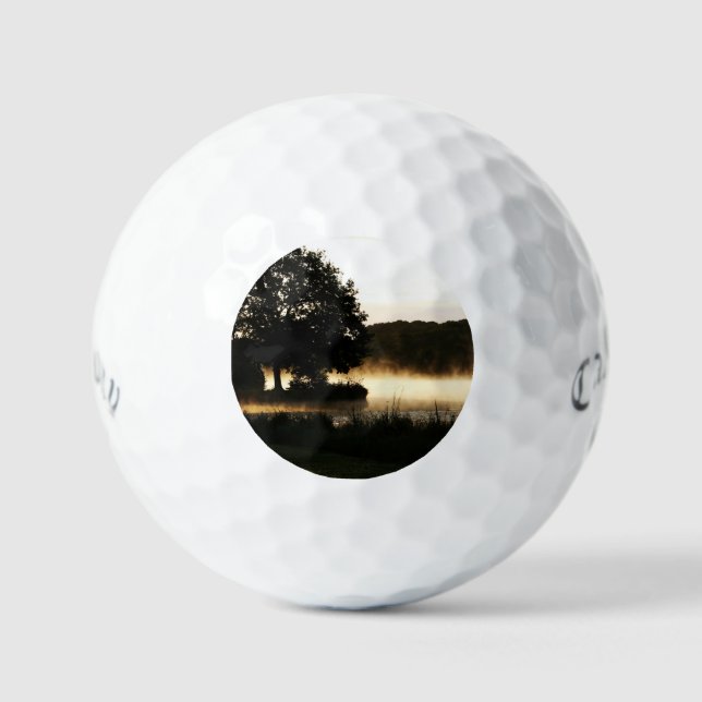 Morning Lake Scene css gbcna Golfball (Vorderseite)