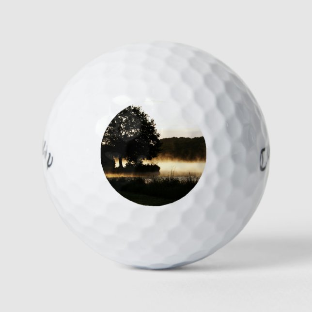 Morning Lake Scene cwb gbb Golfball (Vorderseite)