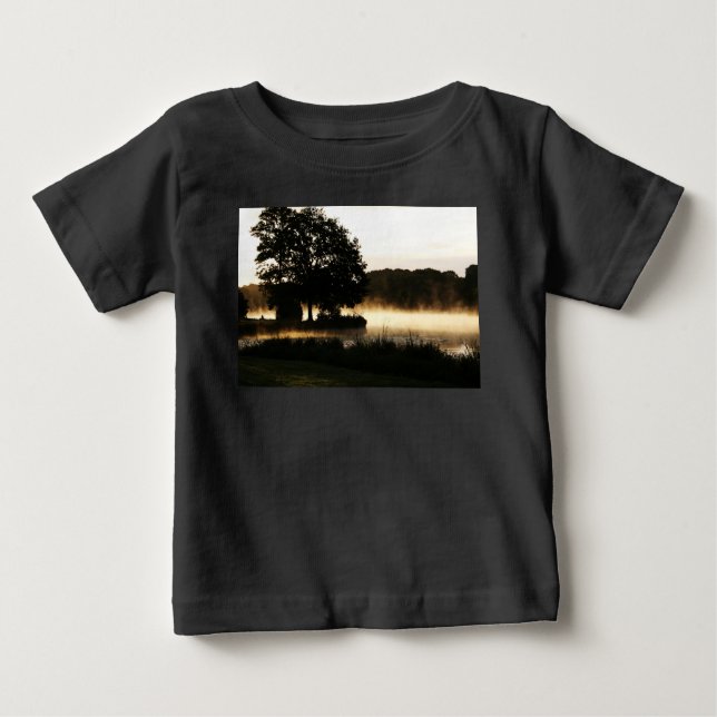 Morning Lake Scene iccnm Baby T-shirt (Vorderseite)